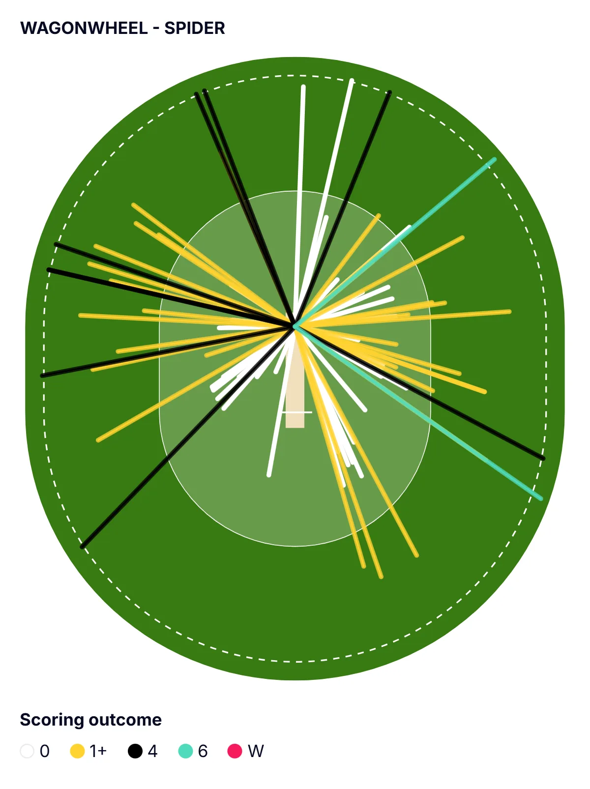 Josh Inglis wagon wheel