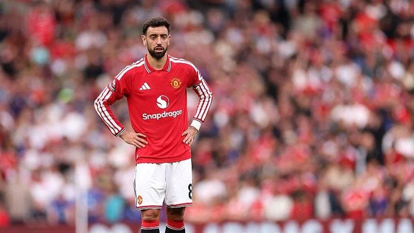 Manchester United skipper Bruno Fernandes