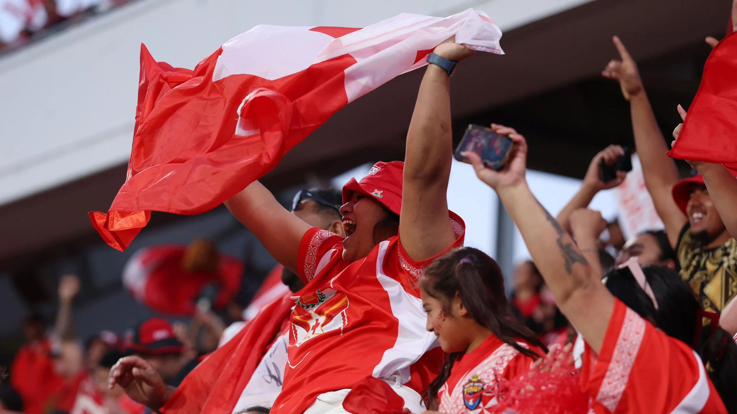 Tonga fans