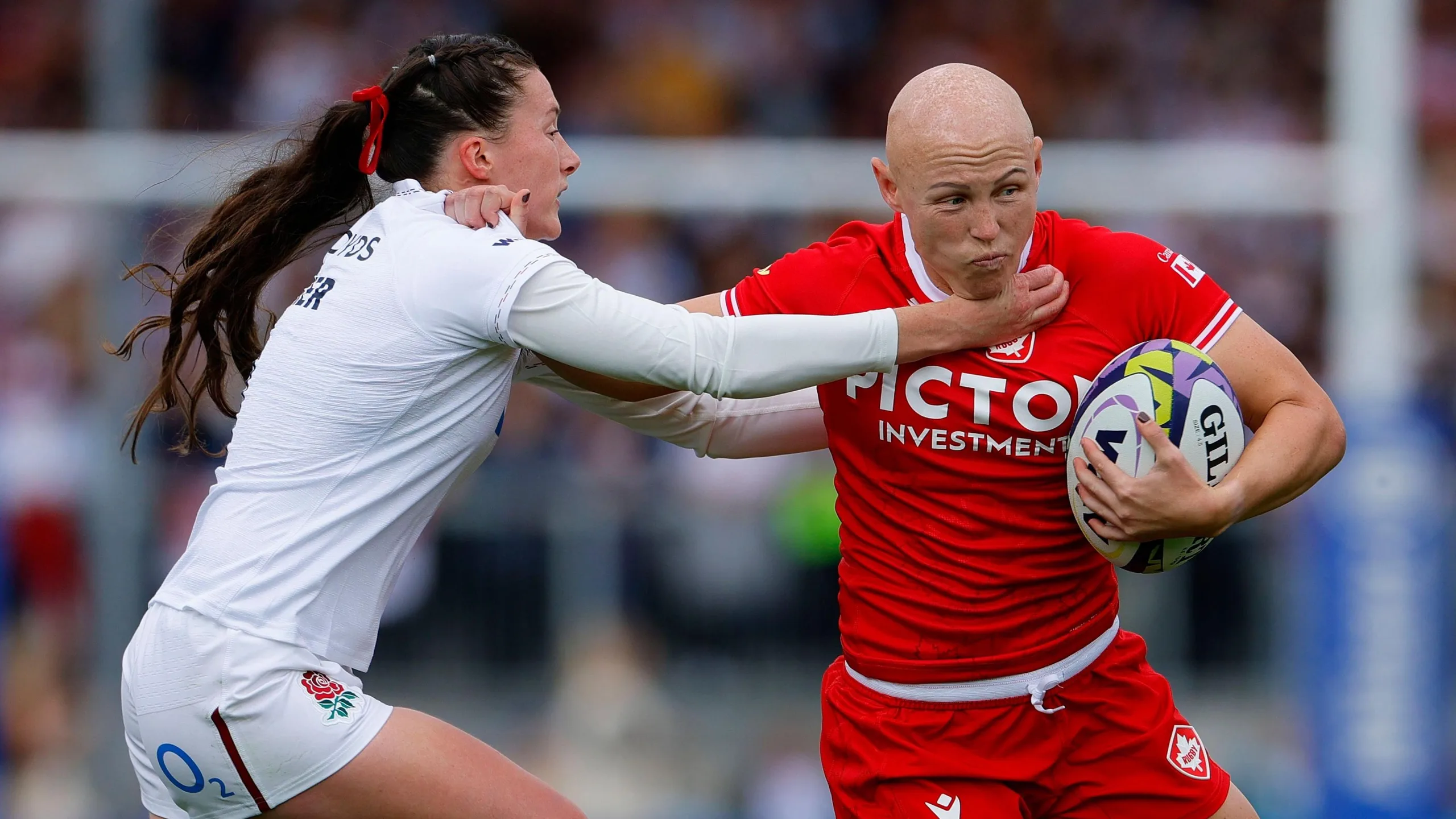 Lucy Packer tackles Olivia Apps