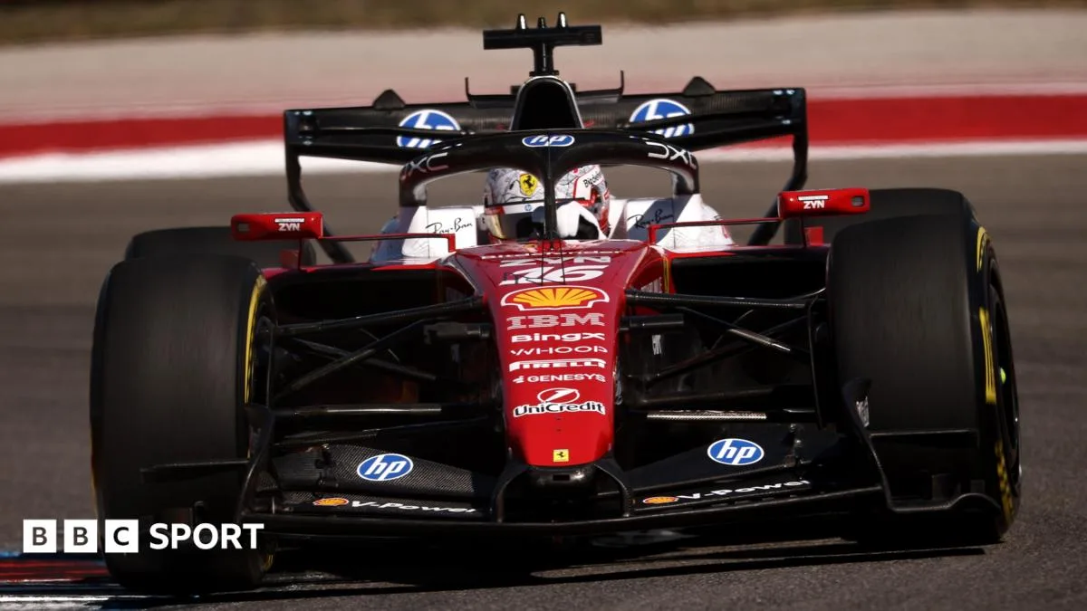 Leclerc sets Austin practice pace from Verstappen