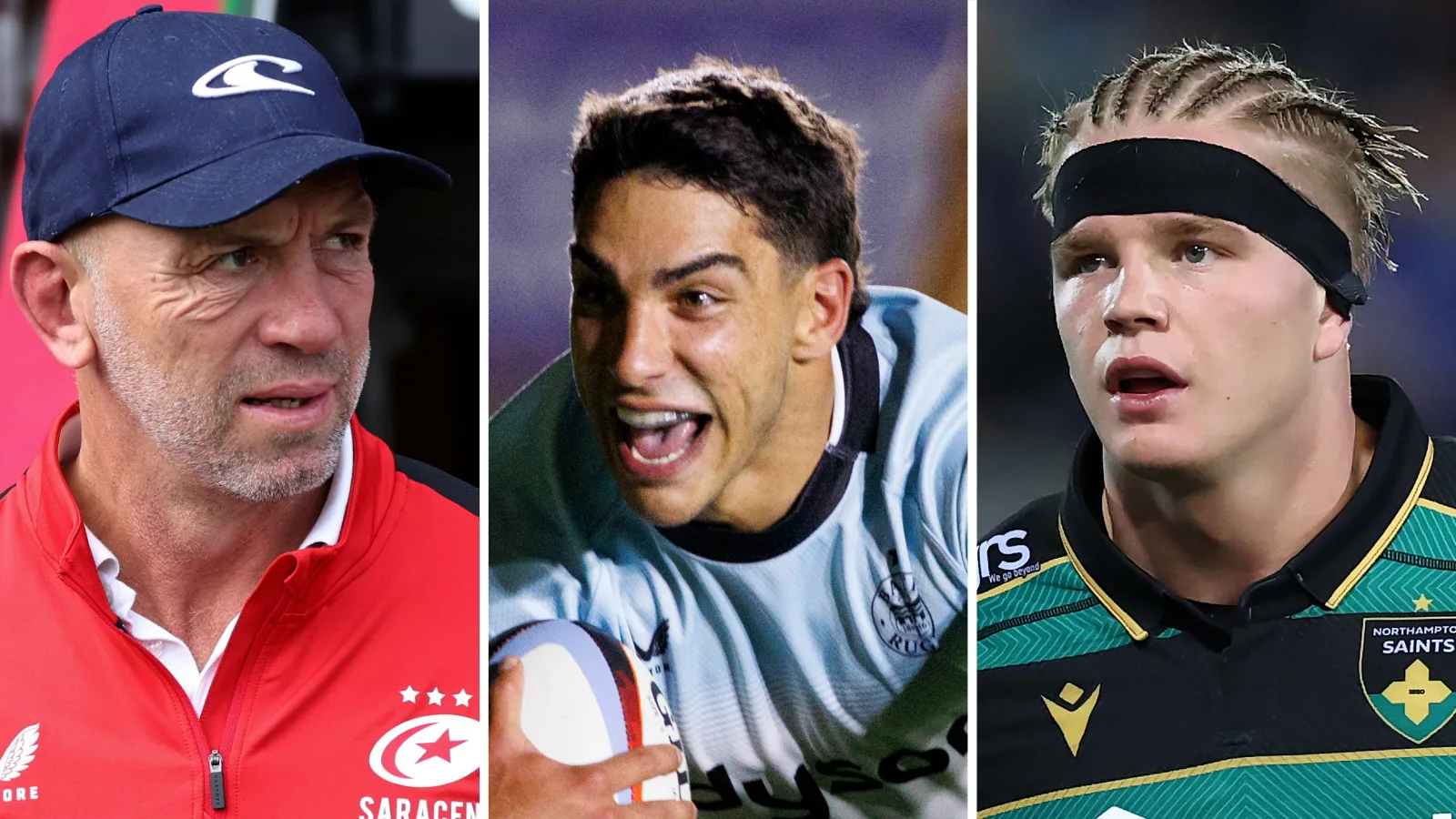 Brendan Venter, Santi Carreras and Henry Pollock in a composite images 