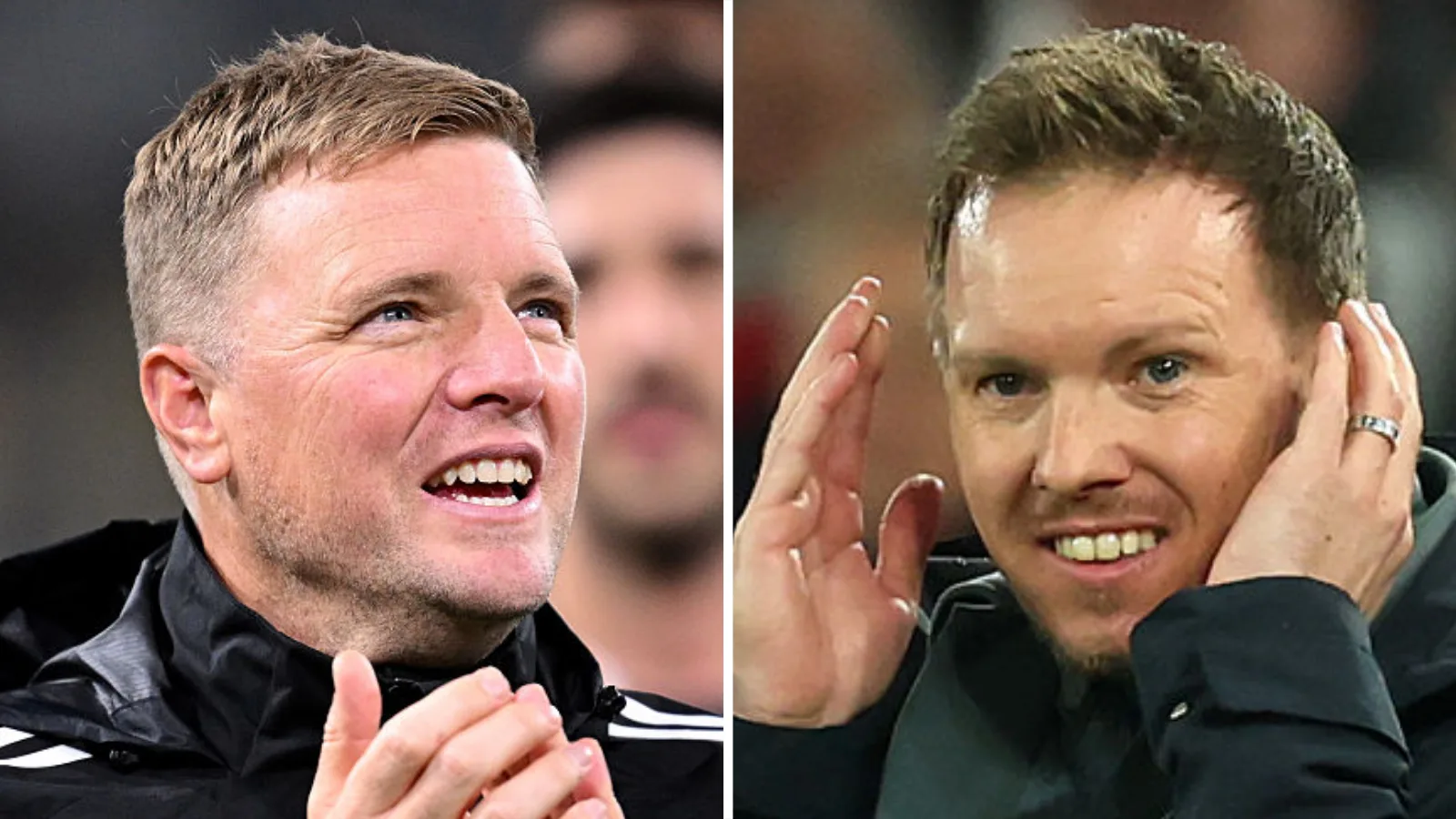 Julian Nagelsmann and Eddie Howe