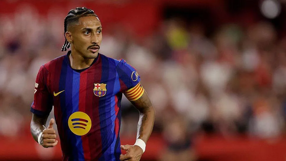 Raphinha scored 21 goals in all competitions for Barcelona during the 2025/26 season