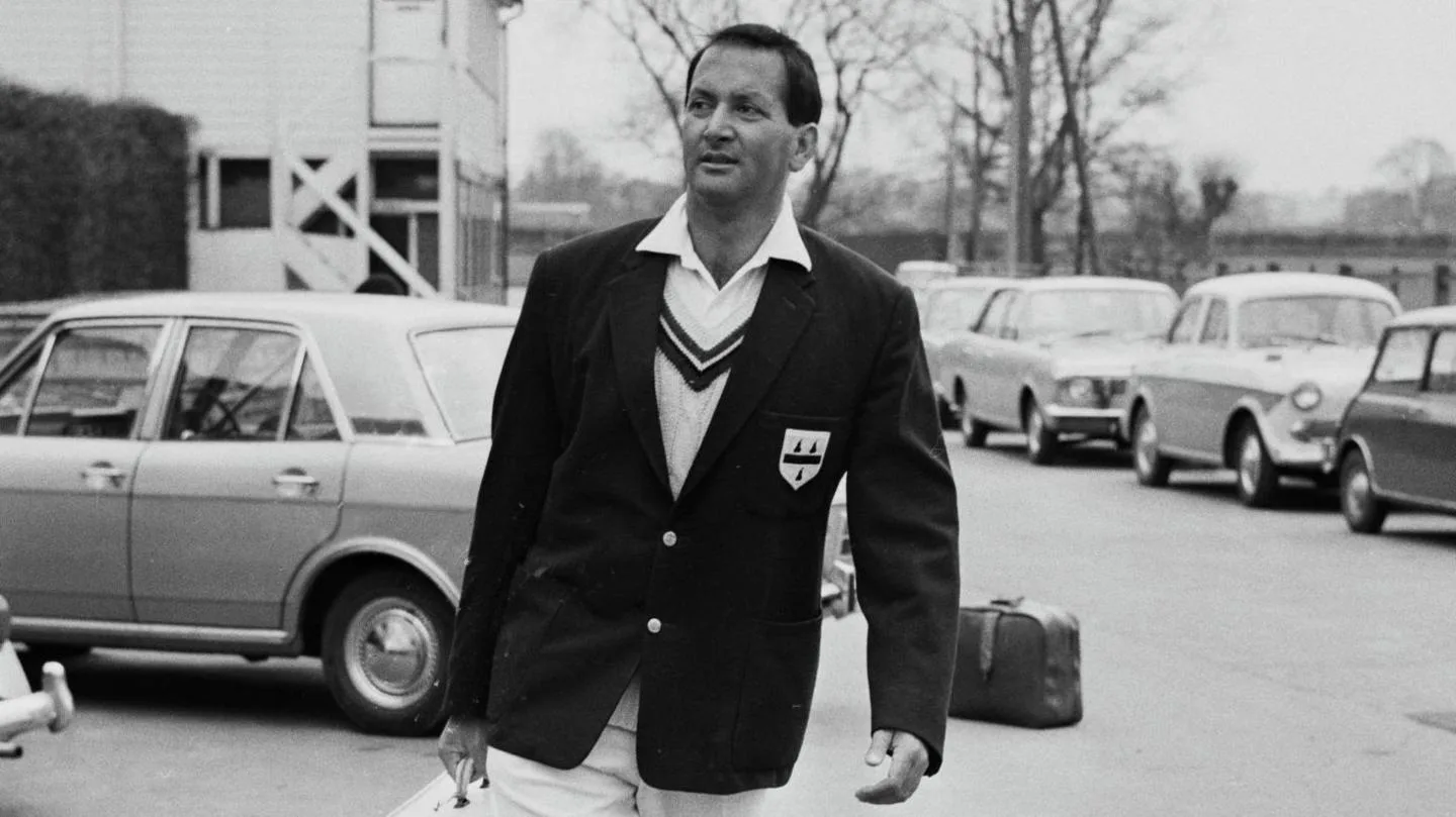 Basil D'Oliveira in Worcestershire CCC blazer