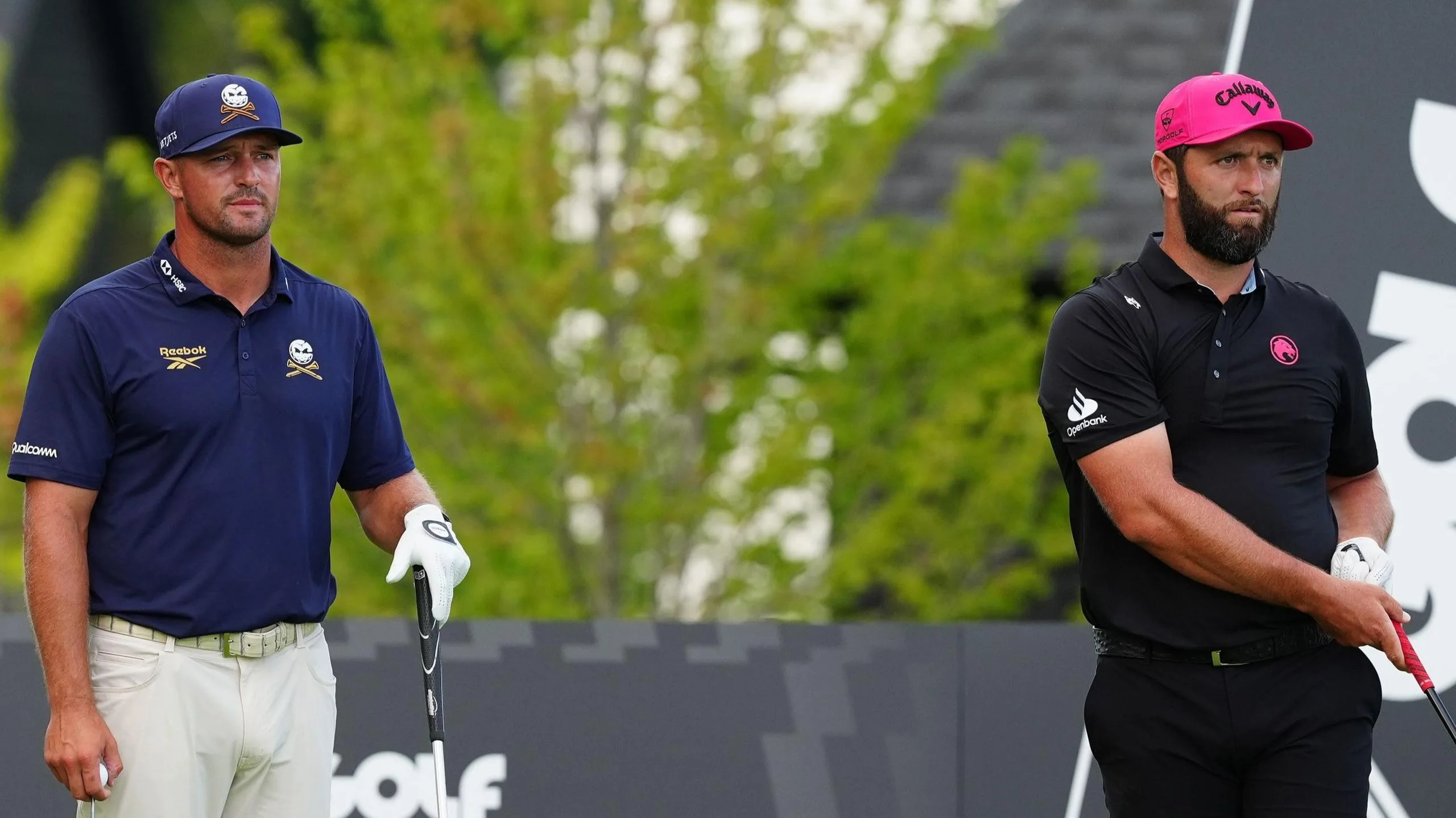 Bryson DeChambeau and Jon Rahm