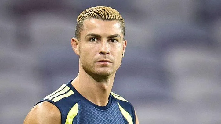 Portugal forward Cristiano Ronaldo during an Al-Nassr training session
