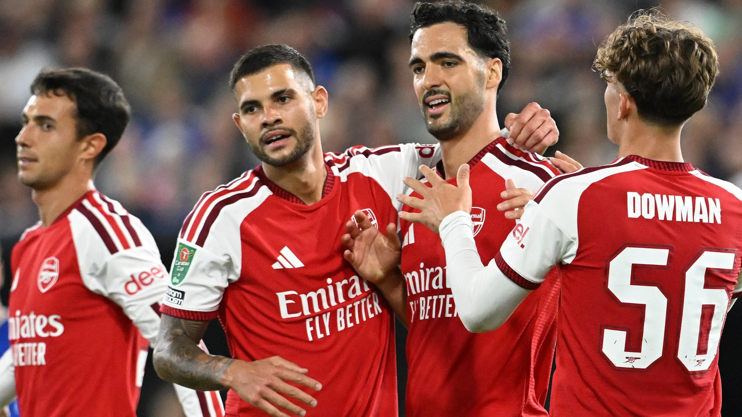 Arsenal celebrate