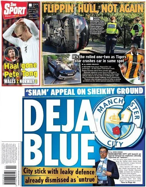 Daily Star back page