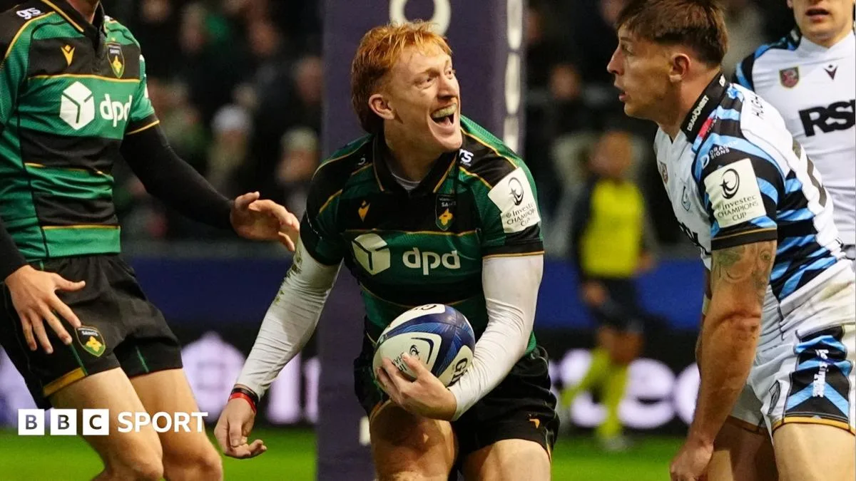 Northampton beat Cardiff for first English win