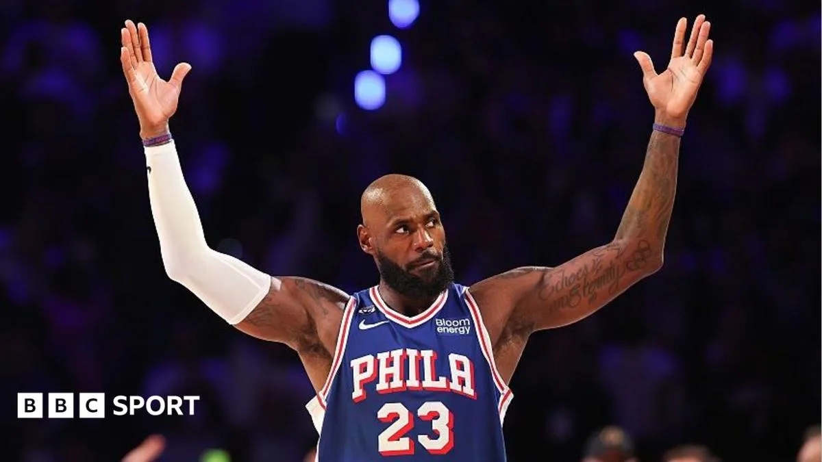 James enjoys dream home debut in 76ers comeback win
