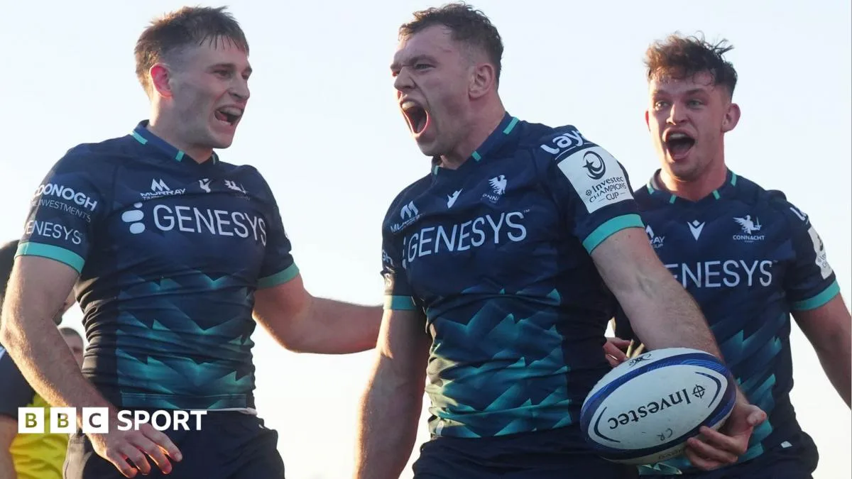 Seven-try Connacht beat Saracens in Champions Cup