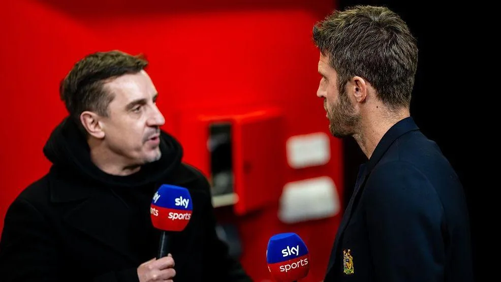 Gary Neville and Michael Carrick