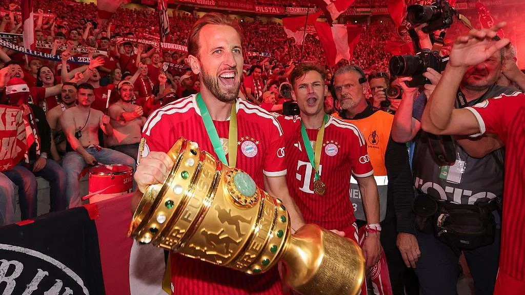Harry Kane with DFB Pokal
