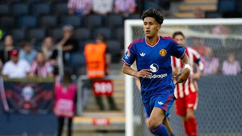 JJ Gabriel made his senior Manchester United debut against Atletico Madrid in Stockholm on 1 August