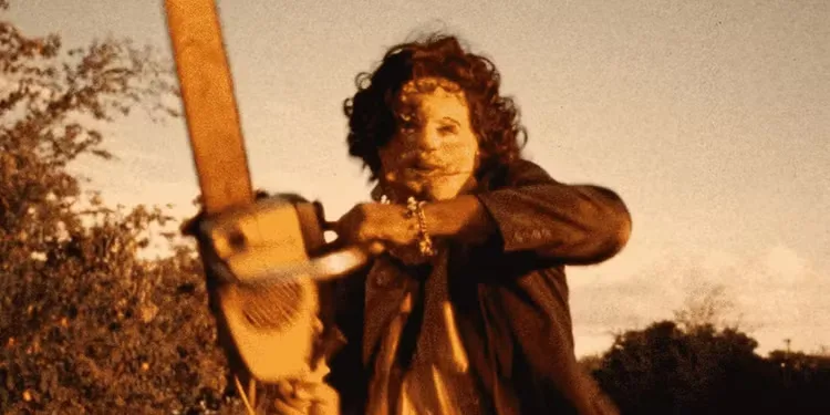 Gunnar Hansen as Leatherface in Texas Chain Saw Massacre