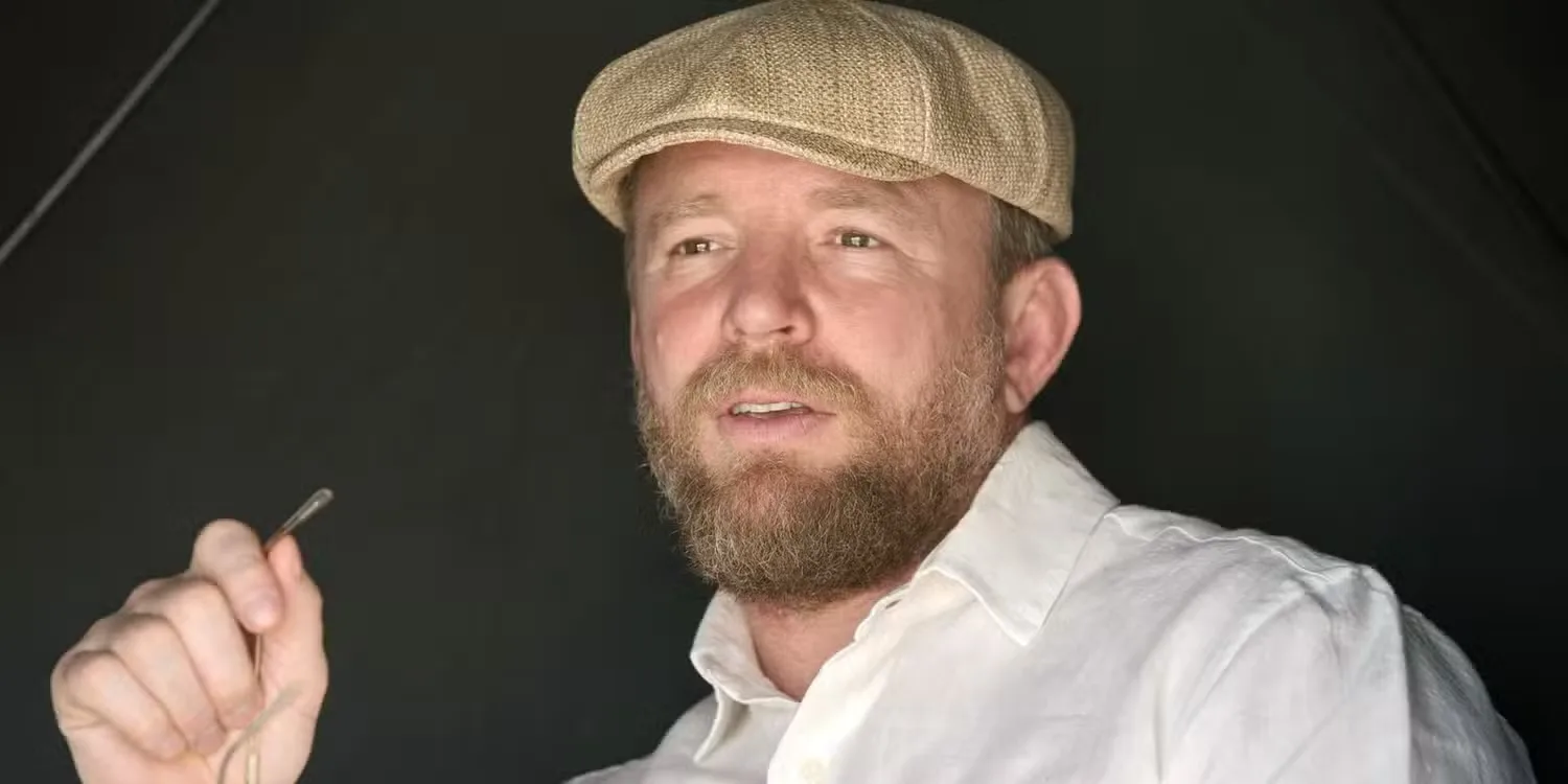 Guy Ritchie on the set of 'Aladdin'
