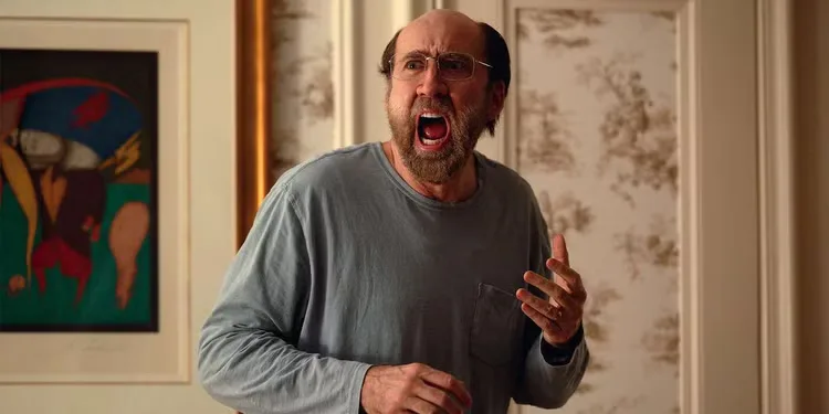 Nicolas Cage screaming in Dream Scenario