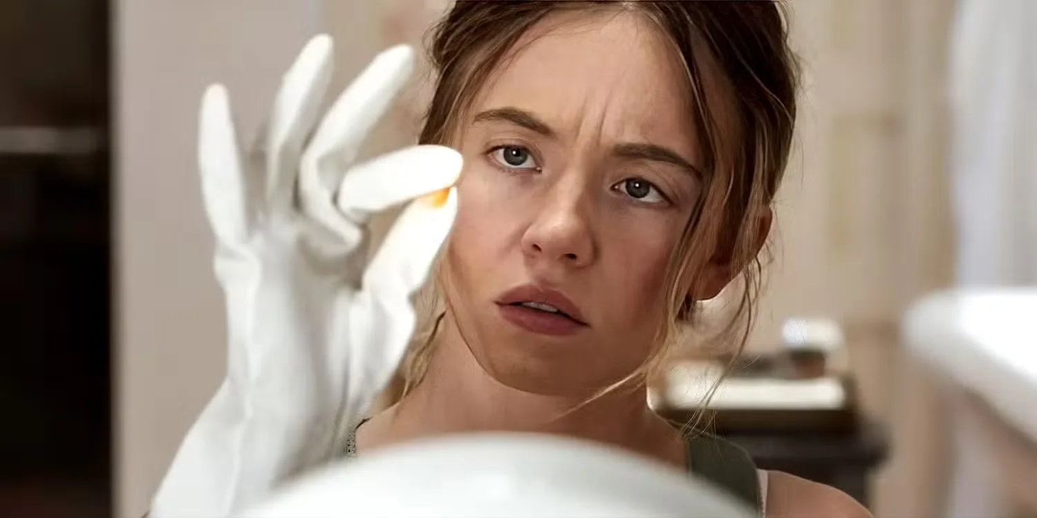 Sydney Sweeney as Millie in 'The Housemaid'.
