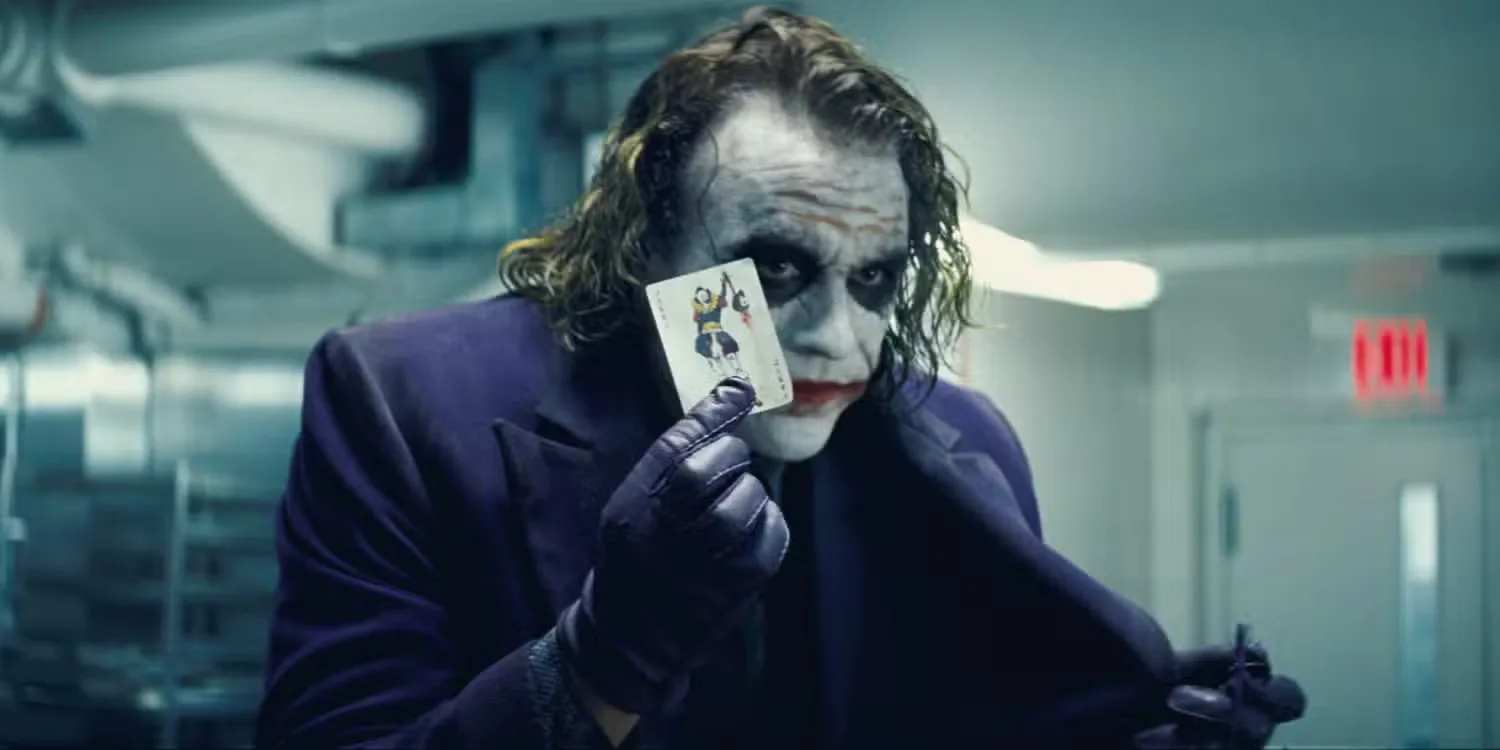 Heath Ledger as the Joker in The Dark Knight (2008)