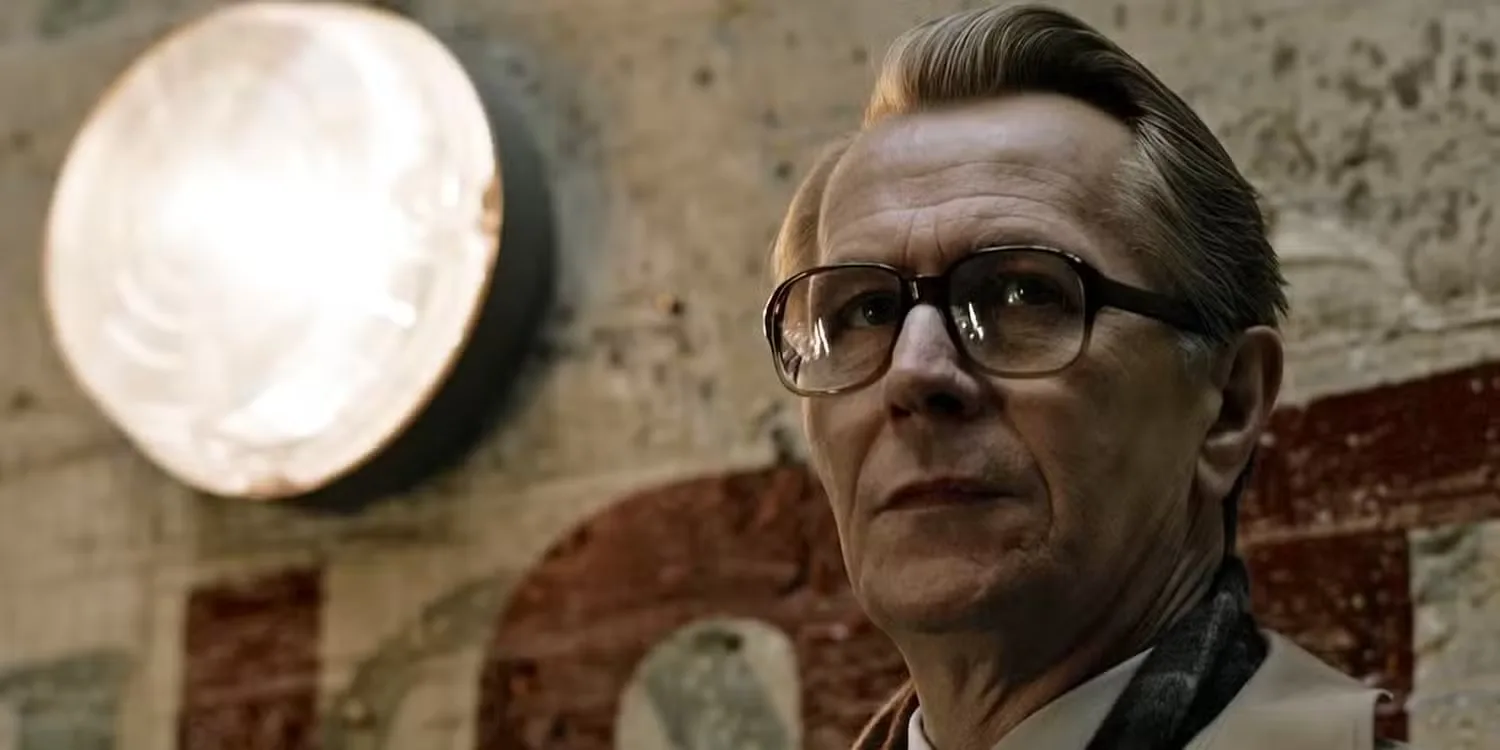 Gary Oldman looking intently in Tinker Tailor Soldier Spy (2011)