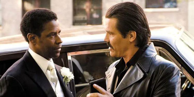 Denzel Washington and Josh Brolin in 'American Gangster'