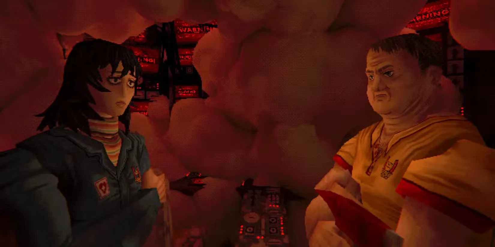 Anya and Swansea in 'Mouthwashing' (2024)