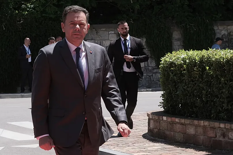 Portuguese Prime Minister Luís Montenegro in Tivat, Montenegro, 5 June 2026. 