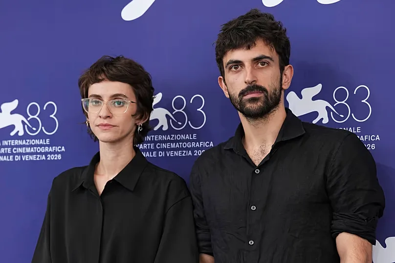 Rachel Szor and Yuval Abraham for the film 'Naza' during the 83rd edition of the Venice Film Festival - 10 September 2026