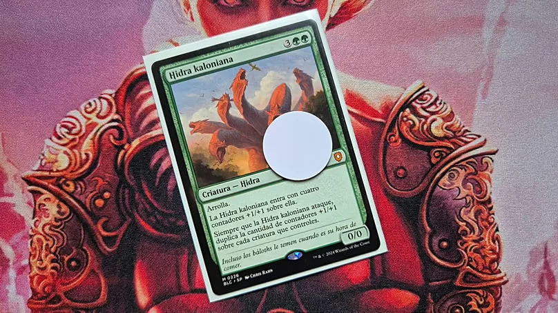 One of the cards Cristian has adapted so he can play