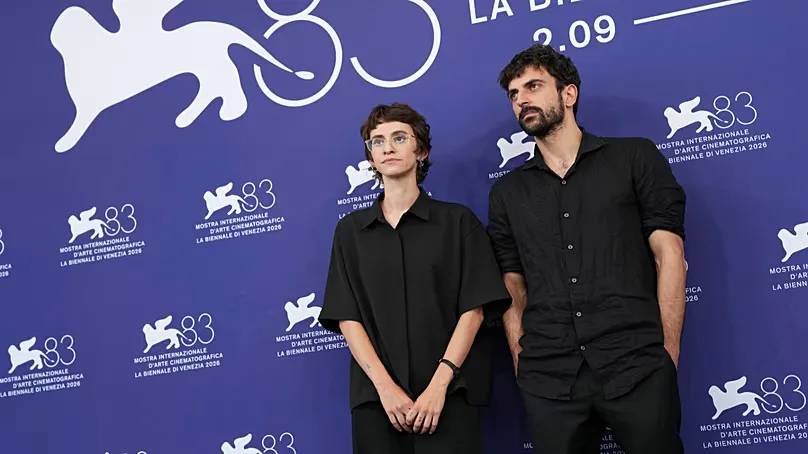 Rachel Szor and Yuval Abraham for the film 'Naza' during the 83rd edition of the Venice Film Festival - 10 September 2026