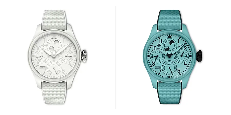 Illuminating by day and night: IWC Schaffhausen Big Pilot's Watch Perpetual Calendar Ceralume 