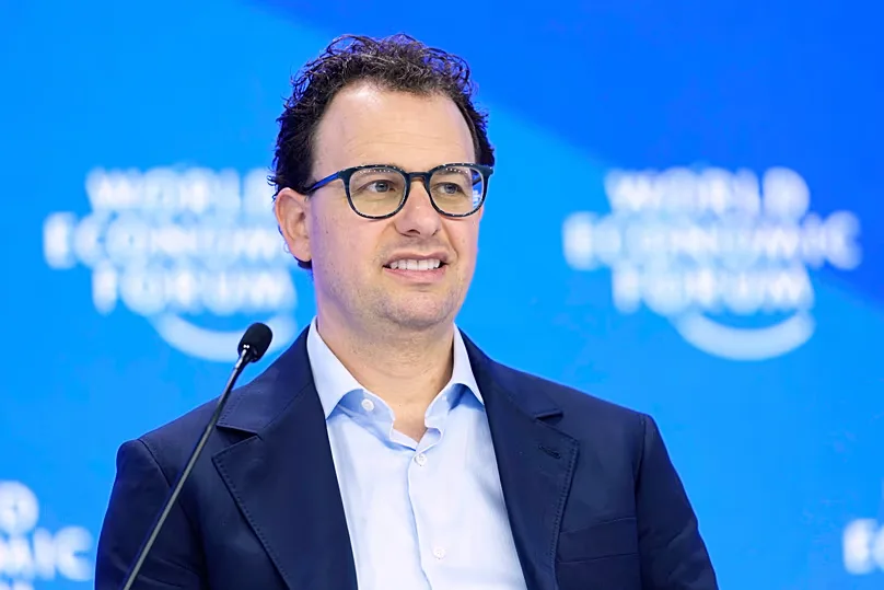 Dario Amodei, CEO and co-founder of Anthropic, takes part in the World Economic Forum annual meeting in Davos, Switzerland, on 23 January 2025.