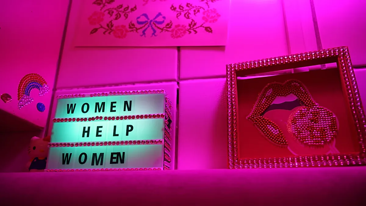 Inside an abortion information centre run by Abortion Dream Team and Women Help Women in Warsaw, Poland, on 22 October 2026.