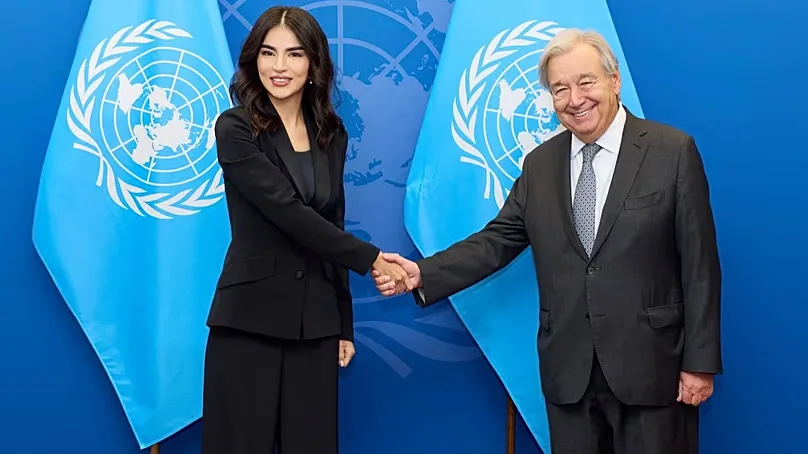 Head of Uzbekistan's Presidential Administration, Saida Mirziyoyeva, met with UN General Secretary, António Guterres