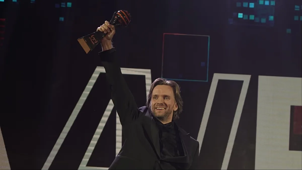 Nikolay Shestak at the Astana AI Film Festival award ceremony.