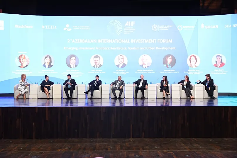 Panel discussions at Baku Convention Centre
