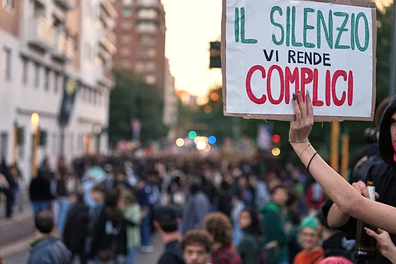 Demonstration in Milan, 24 October 2026