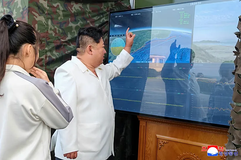 Kim Jong-un watches missile tests in an undisclosed location in North Korea, 20 September, 2026