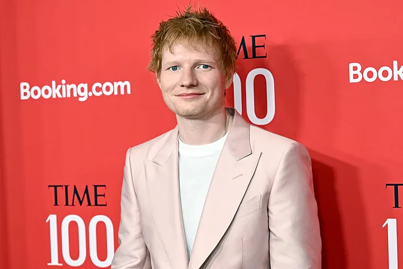 FILE - Ed Sheeran attends the Time100 Gala, in New York on April 24, 2025