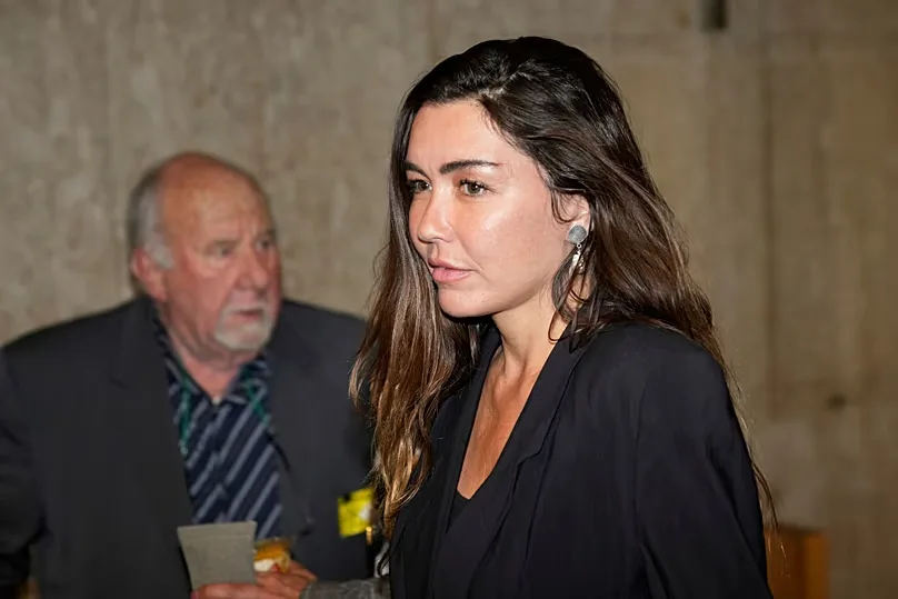 Miriam Haley, an accuser testifying at Harvey Weinstein's rape trial, returns to the courtroom after a break in New York, 30 April, 2025