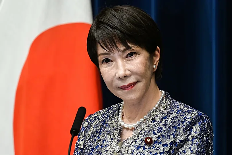 Japanese Prime Minister Sanae Takaichi holds a press conference after a cabinet reshuffle at the prime minister's office in Tokyo, Thursday, Sept. 17, 2026