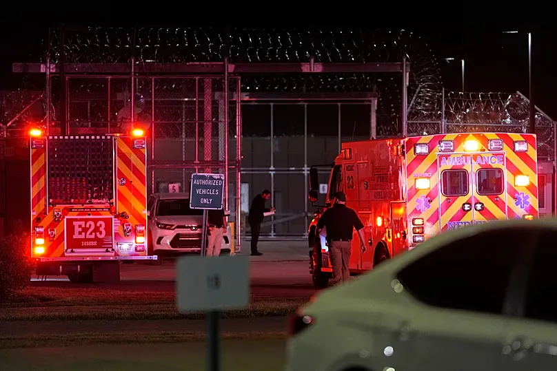 Emergency vehicles arrive at Riverbend Maximum Security Institution in Nashville, 30 September, 2026