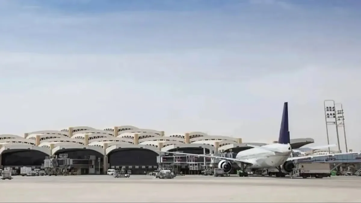 A general view of King Khalid International Airport in Riyadh, Saudi Arabia.