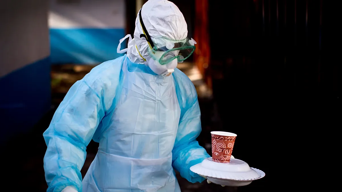 ARCHIVE: quarantine during a Marburg fever outbreak in Kenya, 8 October 2014.