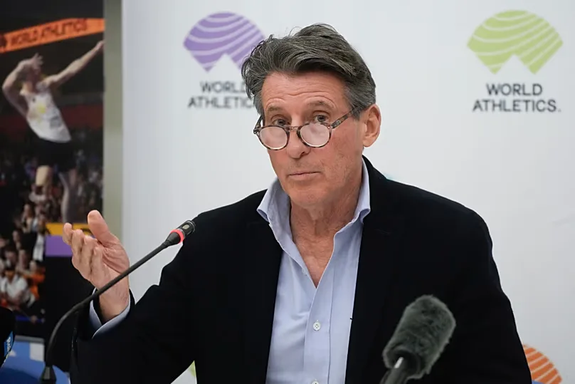 Sebastian Coe as president of World Athletics, as the IAAF was renamed