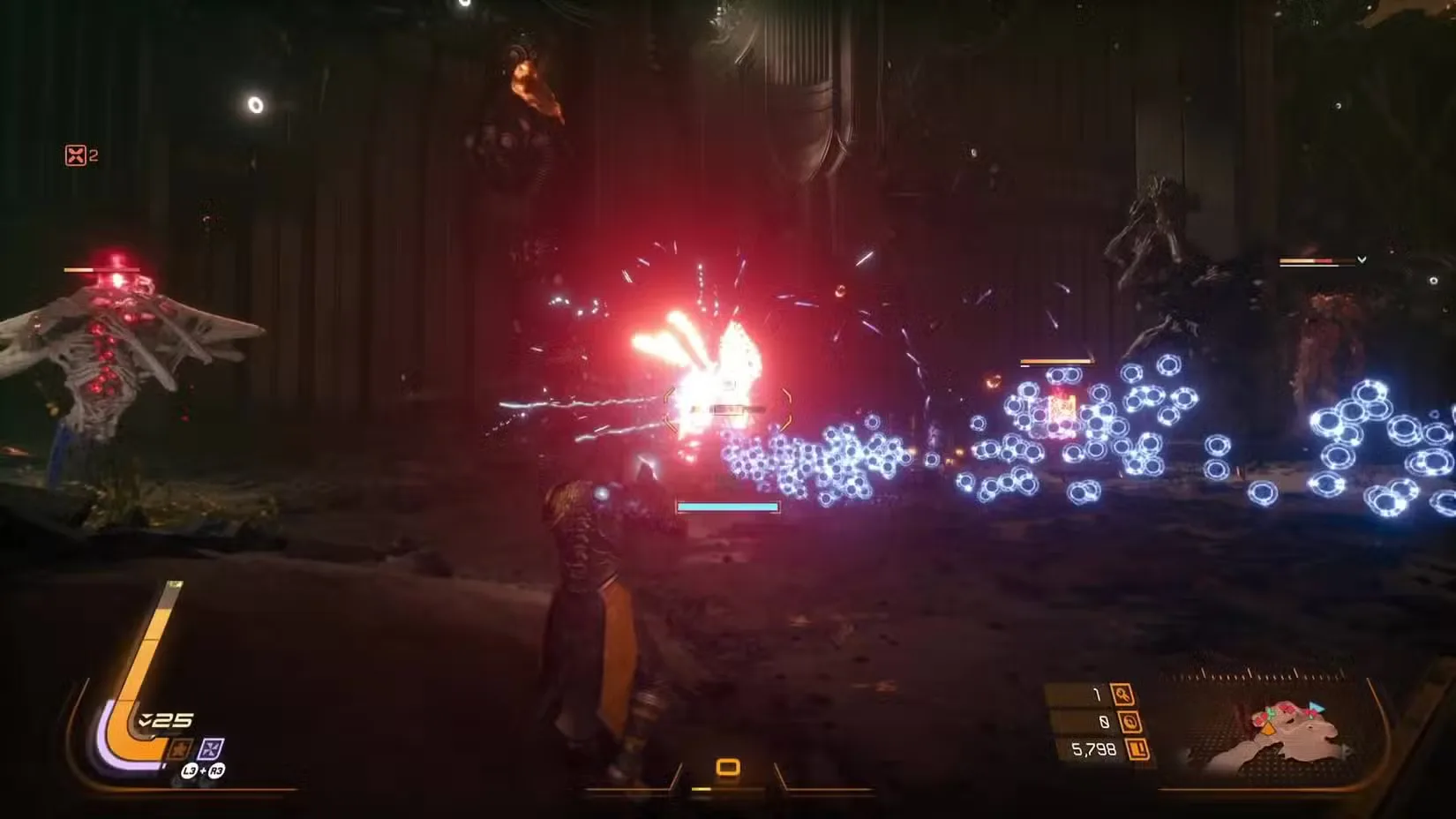 Arjun in combat in Saros.