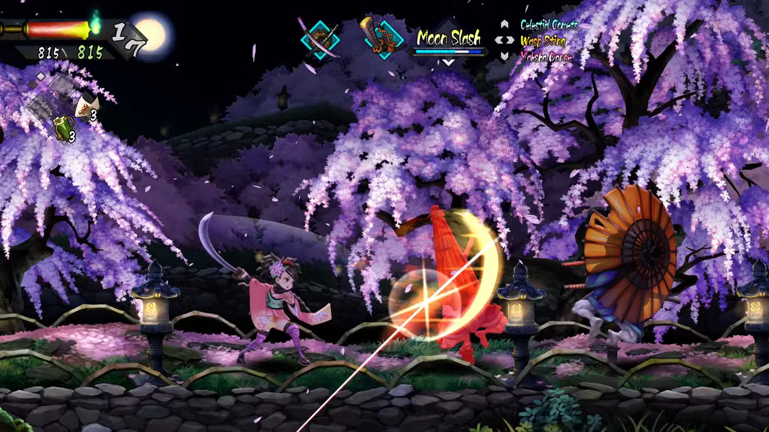 Screenshot 01 Momohime Battle