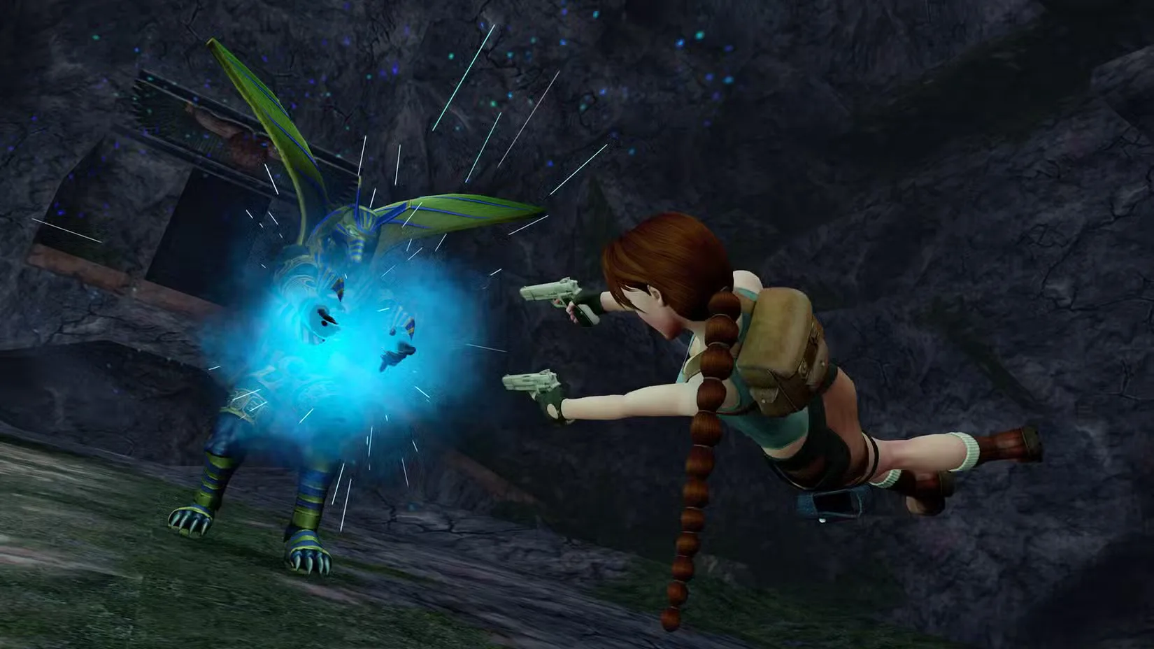 lara craft shooting