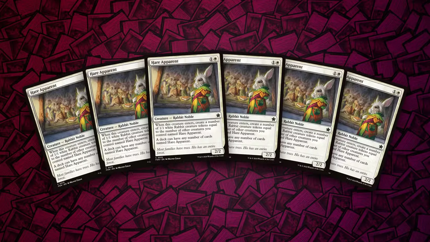 Hare Apparent Magic: The Gathering cards